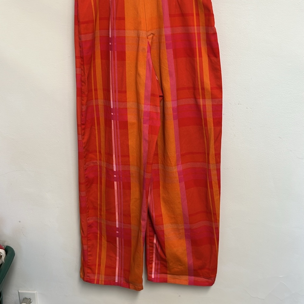 Anthropologie Corey Lynn Calter Ayla Wide Leg Women’s Size M Red Orange Jumpsuit - Picture 13 of 16